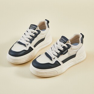 夏天小白鞋女款2026新款6春季新款韩版ins女学生厚底增高运动板鞋