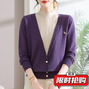 半高领加绒保暖内搭妈妈装 针织衫 红色毛衣ER10 冬季 中老年女装