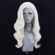 银白色蕾丝 hair long White lace wave front ins Cosplay wigs