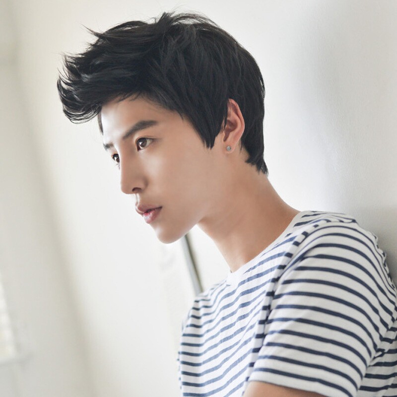 韩国欧巴帅气短发 mens short hair wig handsome 逼真好打理蓬