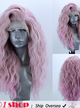 Europe front lace wigs female small curly hair wig 蕾丝假发