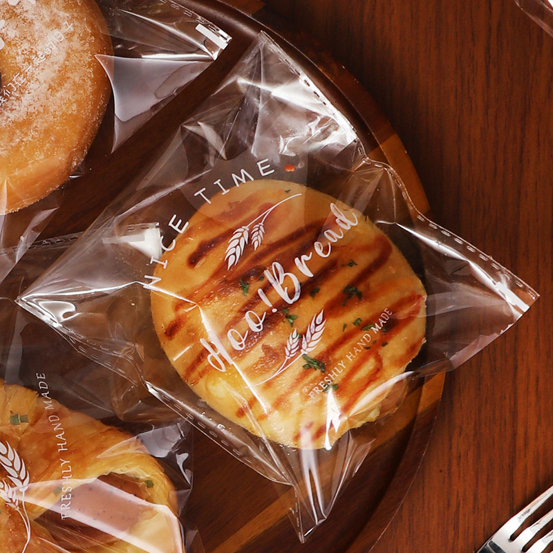 面包袋包装自粘自封一次性透明英文吐司贝果毛毛虫烘焙甜品打包袋,厨房/烹饪用具,点心包装盒/包装袋,淘宝优惠券,粉丝福利购,淘宝优惠卷