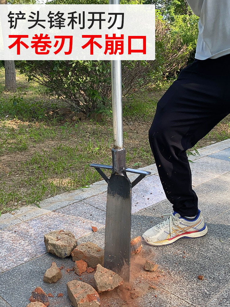 铲子挖土神器挖笋挖洞挖树专用锹铁锹锰钢人工挖坑挖沟松土铁铲