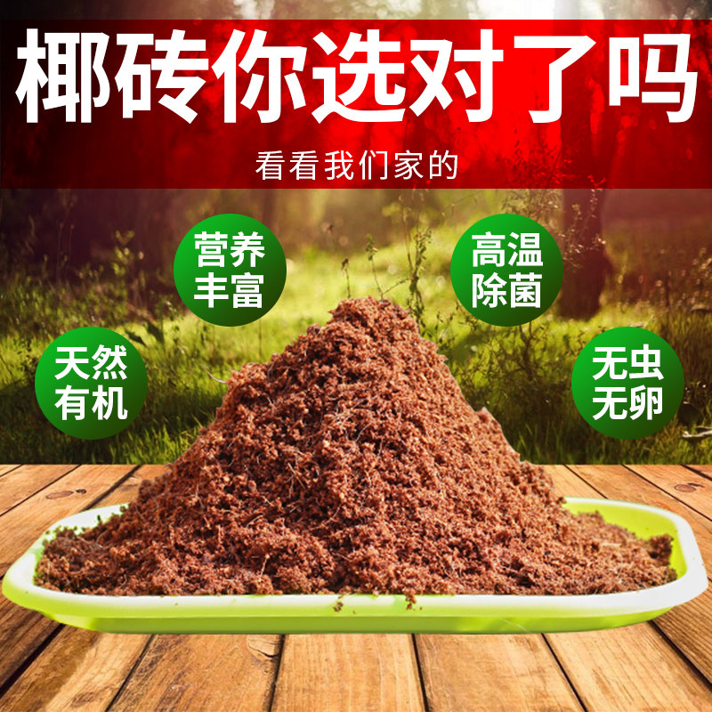 椰砖营养土通用型椰糠土椰土花土种菜专用泥土养花脱盐椰壳壤