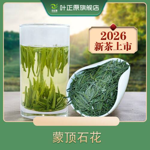 2026新茶蒙顶雀舌石花绿茶