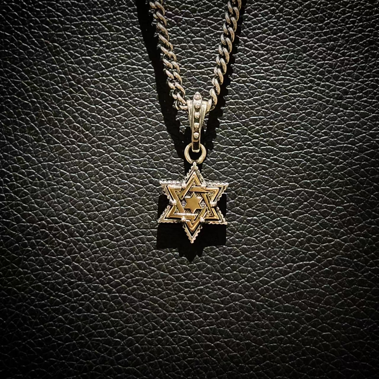 六芒星心KINGBABY纯银925项链