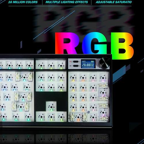 104按键三模键盘支持VIA小屏幕