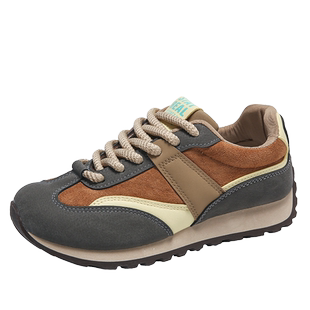 阿甘鞋女2025新款春秋超轻学生运动鞋平底休闲德训鞋旅游鞋子软底