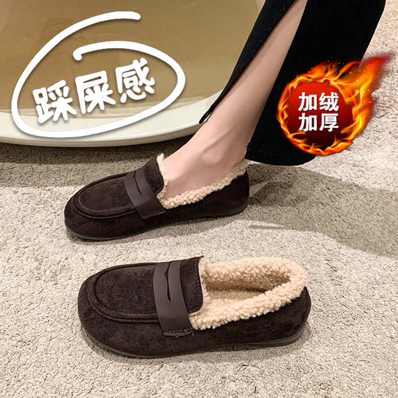 老北京布鞋女加绒老人棉鞋冬季大码41一43保暖奶奶鞋防滑妈妈鞋子