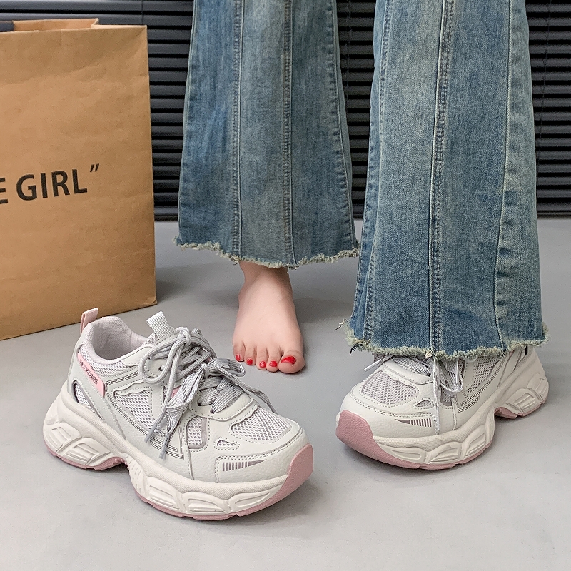 女鞋显脚小老爹鞋增高百搭