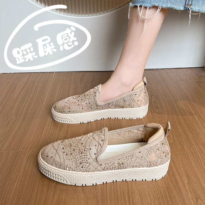 透气网面渔夫鞋女软底舒适