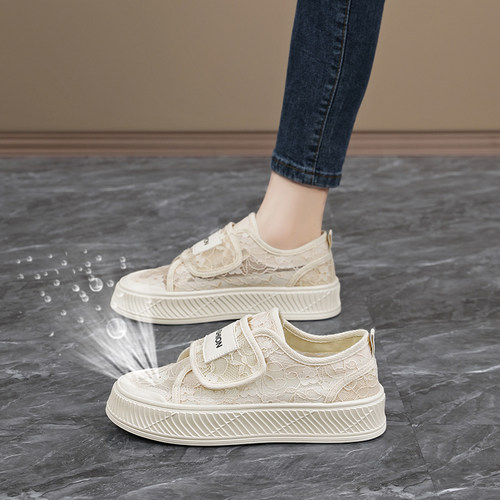 网纱女鞋夏季透气渔夫鞋