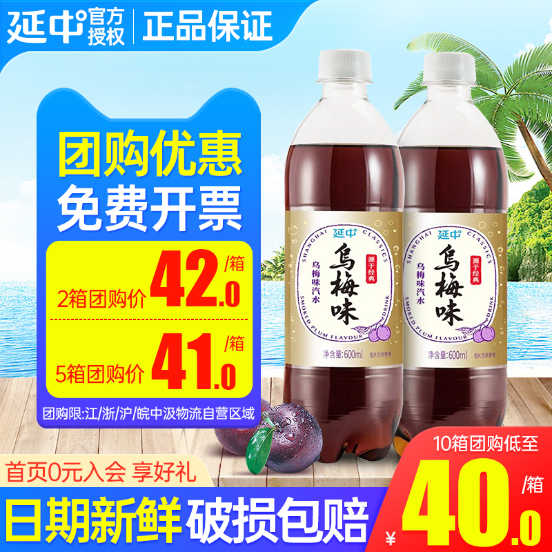 延中乌梅盐汽水600ml团购优惠