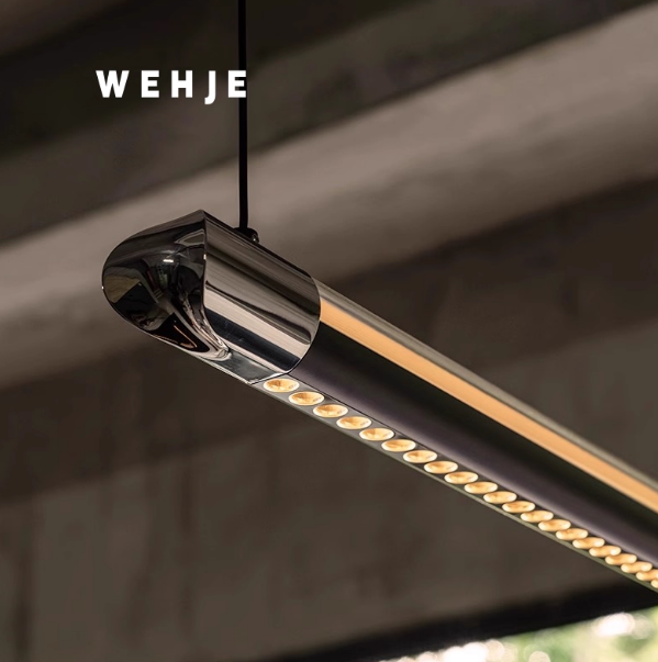 WEHJE 皓月餐厅吊灯轻奢现代茶室简约岛台吧台餐桌高端一字长条灯,家装灯饰光源,餐厅吊灯,淘宝优惠券,粉丝福利购,淘宝优惠卷