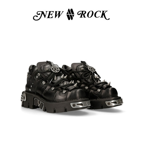 newrock朋克金属厚底鞋