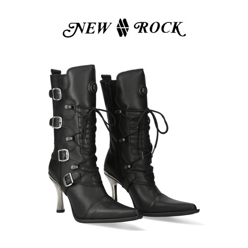 newrock牛仔靴暗黑西部