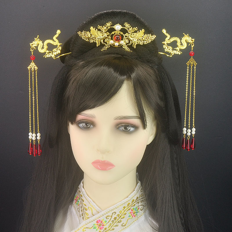 古风发簪头饰三件套装汉服发饰
