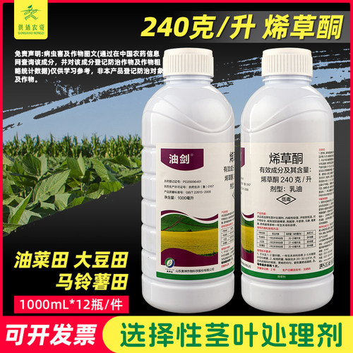 油剑240克/升烯草酮除草剂