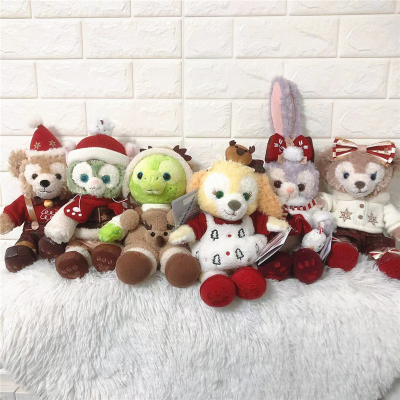 上海迪士尼代购2022冬日圣诞玲娜狐狸贝儿星黛露公仔玩偶挂件钥匙