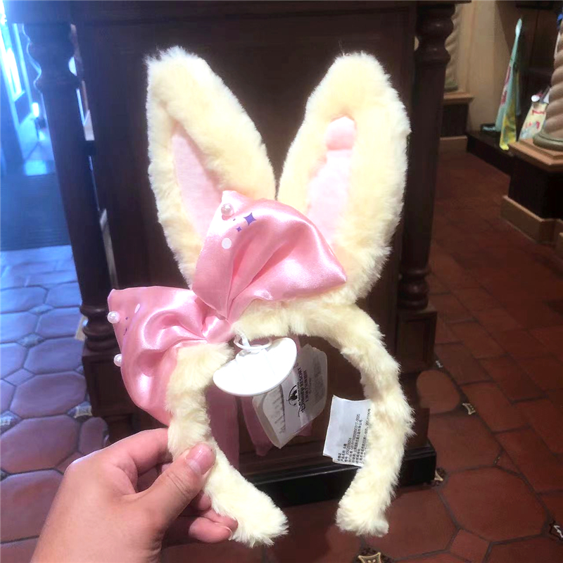 上海迪士尼乐园国内代购奇妙7周年兔子毛绒发箍头箍拍照饰品