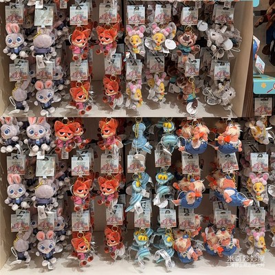 疯狂动物城2朱迪尼克盖宝挂件