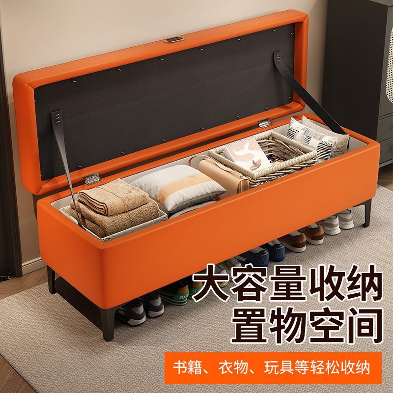 入户门口换鞋凳储物收纳凳子可坐人床尾凳卧室服装店沙发凳试衣凳