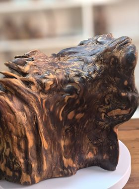 摆件装饰广西土沉香香木摆件纯手工加工原木根雕木艺茶室客厅天然