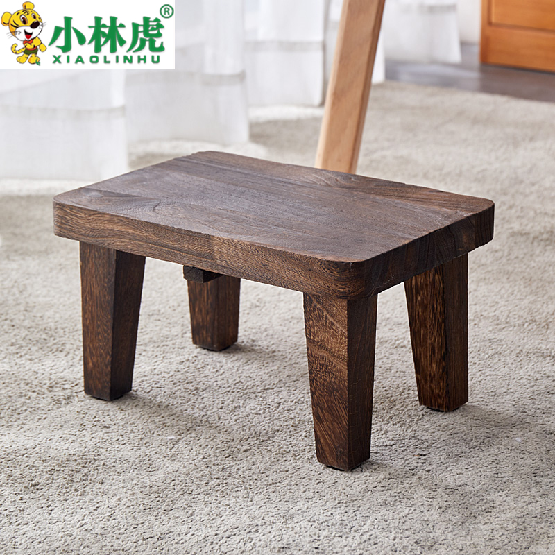 小木凳实木方凳家用客厅成人矮凳板凳茶几凳换鞋凳复古木头凳子