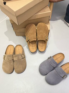 2025新款真皮勃肯鞋女厚底增高休闲鞋百搭舒适软底单鞋