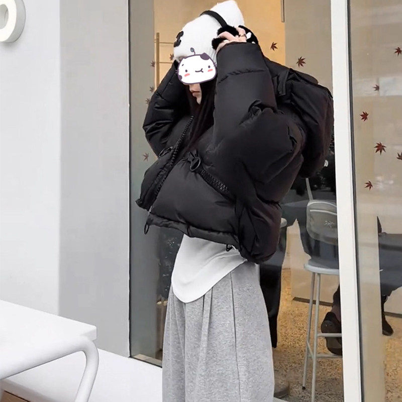 2025新款百搭羽绒服女款冬季韩版高级感加厚保暖棉服短款小个子