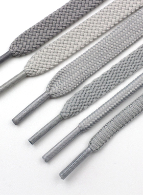 浅灰色鞋带男女扁平椭圆适配NB574小脏鞋运动休闲跑步鞋帆布板鞋