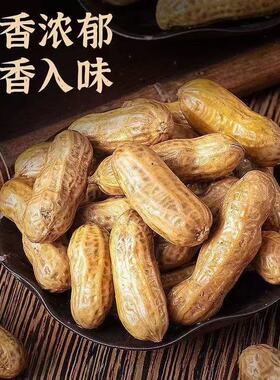 水煮花生带壳卤汁即食五香香辣花生下酒菜烧烤伴侣小零食