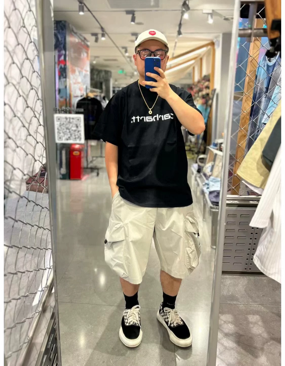 CARHARTT WIP хлопковая базовая классическая футболка с коротким рукавом, с вышивкой