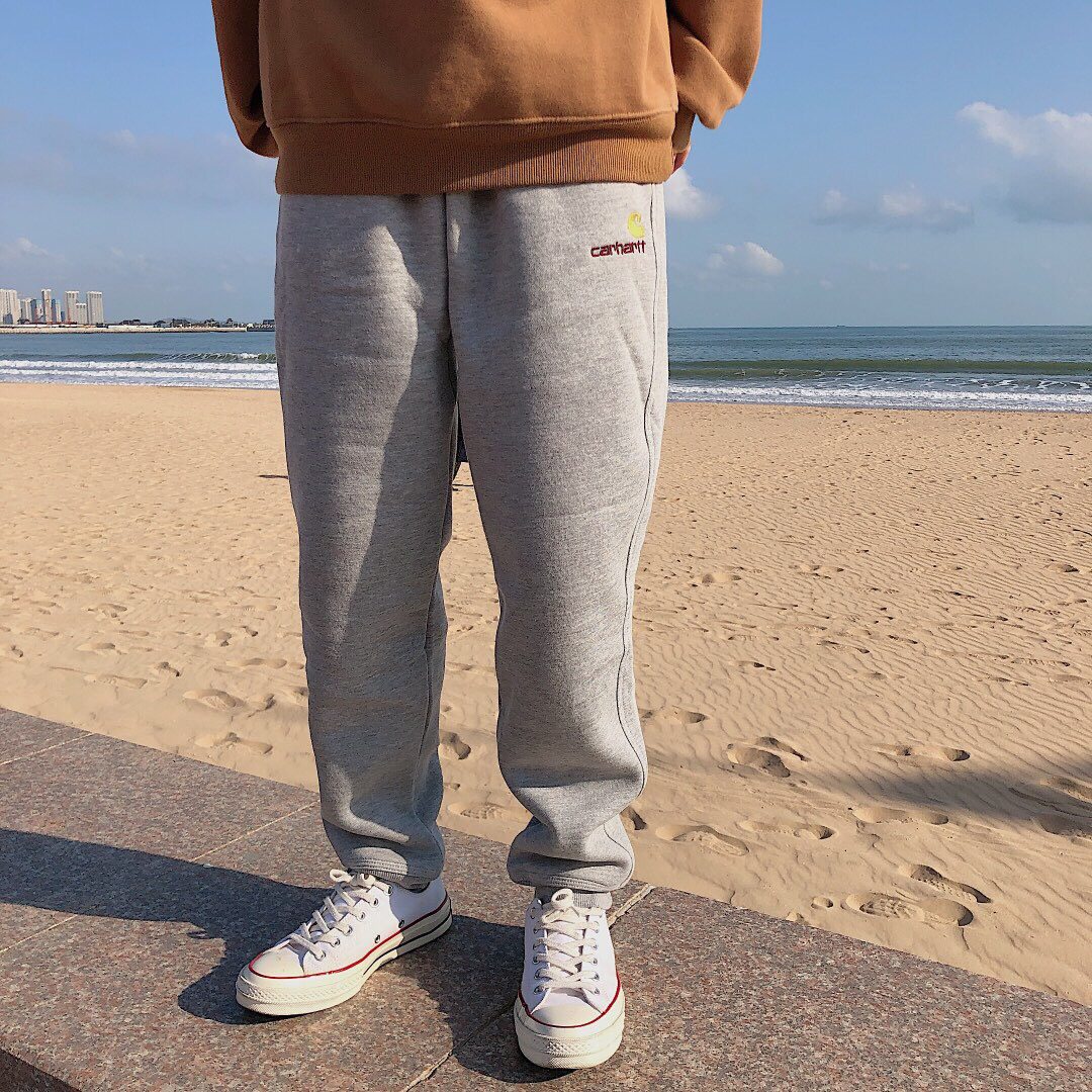 carhartt wip Caja letter Embroidery classic sweatpants  men and women leisure time Sports pants Plush work clothes Chaopaiin the Men's clothing, Casual pants  category - from Buy2taobao.com to provide professional Taobao agent buy service
