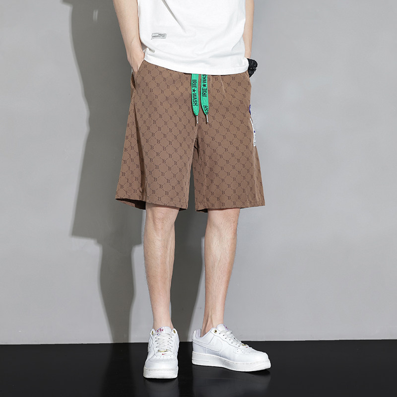 2023年男青年夏季新款大码五分裤加大加肥运动裤XZ712-5-K308-P35,男装休闲裤,星座1112-5（原712-5）