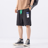2023年男青年夏季新款大码五分裤加大加肥沙滩裤XZ712-5-K308-P35，男装休闲裤，星座1112-5（原712-5）