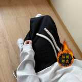 秋冬季男加绒加厚大码休闲卫裤加肥加大300斤712-5-K111加绒-P65，男装休闲裤，星座1112-5（原712-5）