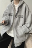 网络图开衫卫衣男宽松连帽外套美式复古拉链-712-5-W109-P45，女装短外套，星座1112-5（原712-5）