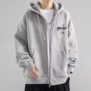 网络图新款卫衣港风宽松简约连帽卫衣开衫潮流百搭712-5-ks03-P45图片