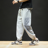 2023春季新款大码休闲裤男加肥加大束脚运动卫裤XZ712-5-K006-P50，男装休闲裤，星座1112-5（原712-5）