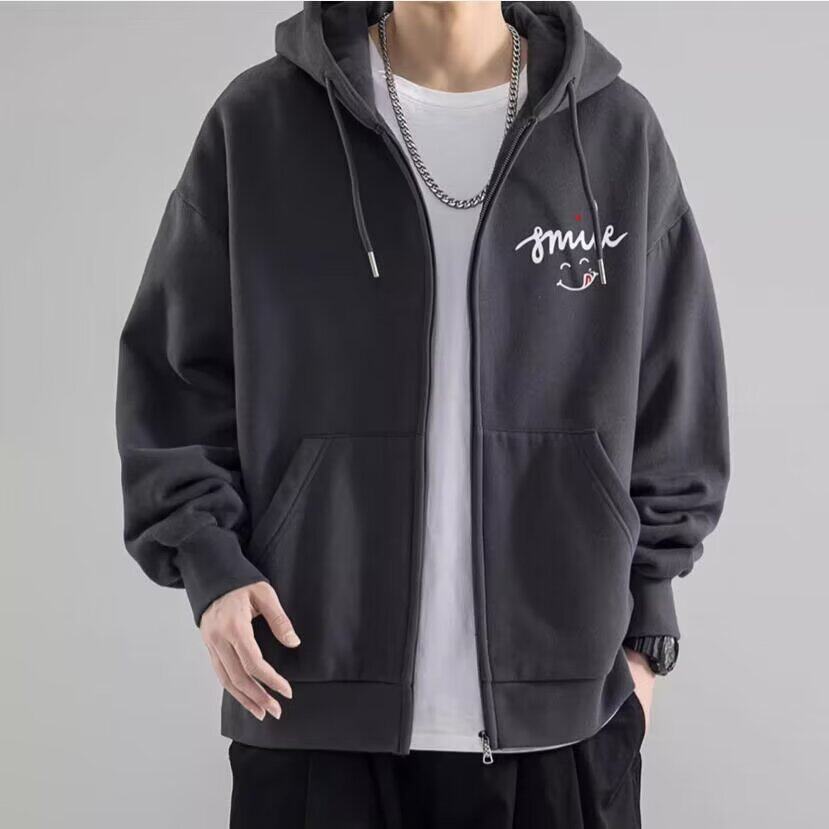 网络图新款卫衣港风宽松简约连帽卫衣开衫潮流百搭712-5-ks03-P45,男装卫衣,星座1112-5（原712-5）