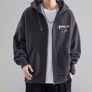 网络图新款卫衣港风宽松简约连帽卫衣开衫潮流百搭712-5-ks03-P45图片
