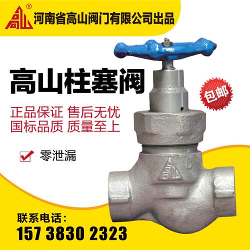 高山蒸汽柱塞阀质量高于同行90%