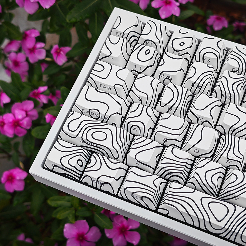 机械键盘帽等高线键帽透光客制化