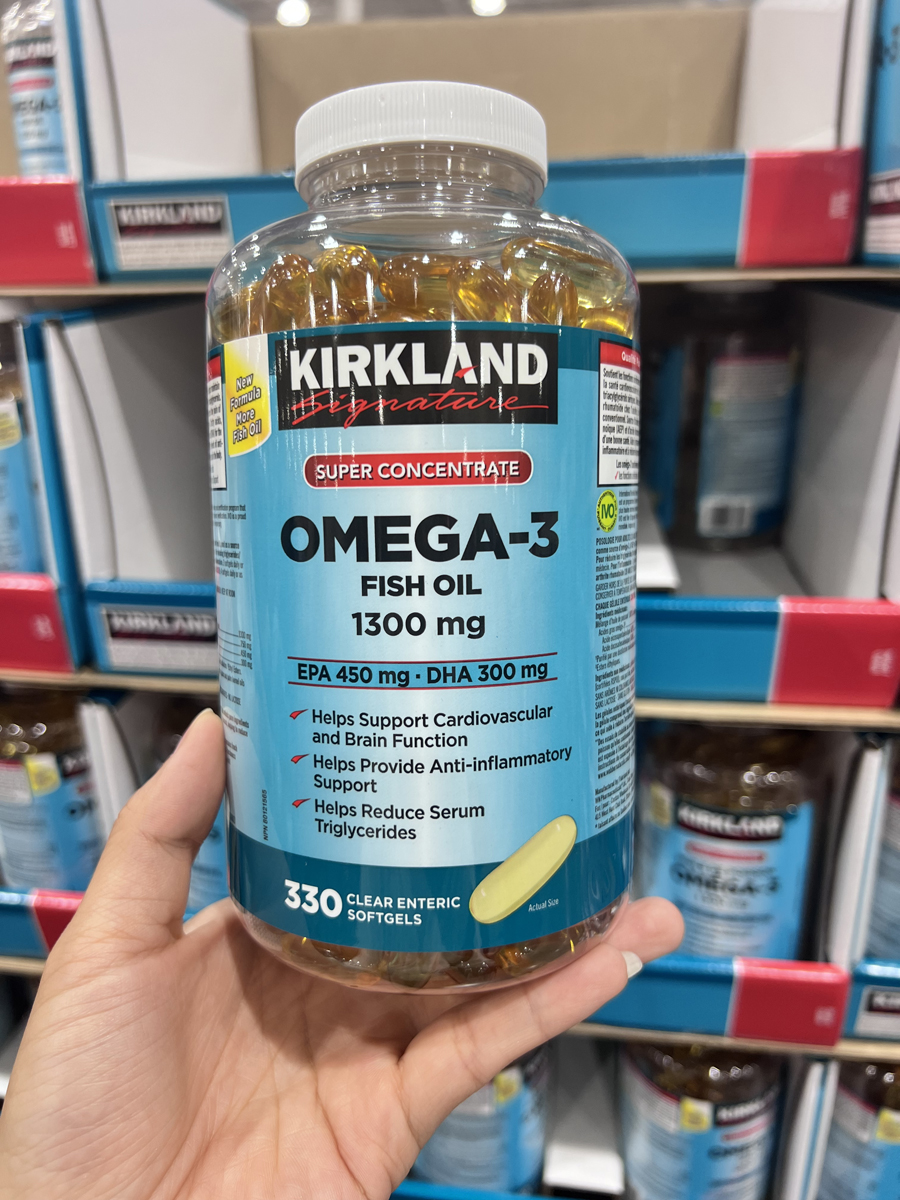 加拿大kirkland可兰深海鱼油胶囊
