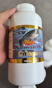 现货原装 300粒 加拿大华宝牌野生深海三文鱼油Omega 3胶囊1000mg