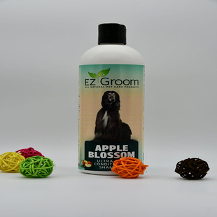 美国EZ Groom芦荟青苹果精华滋润宠物洗毛水猫狗香波浓缩型475ml