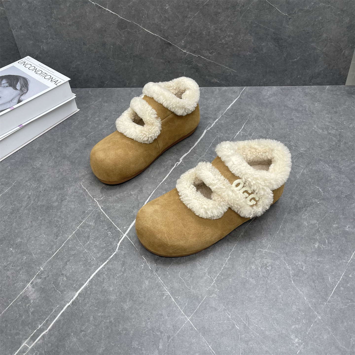 真皮加绒保暖勃肯鞋女2025冬季