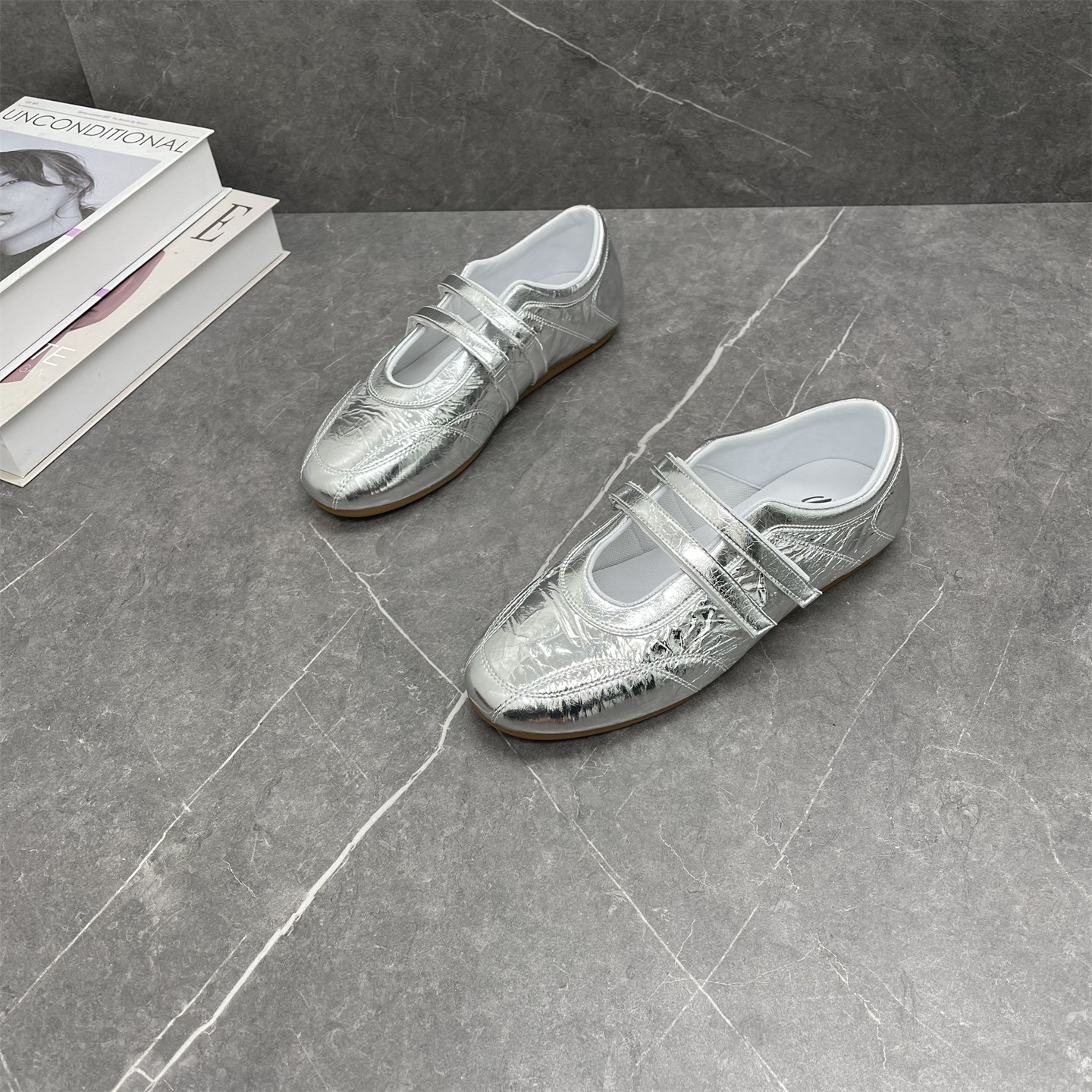 真皮浅口玛丽珍女2026春新款魔术贴舒适平底芭蕾舞鞋牛皮休闲单鞋,女鞋,玛丽珍鞋,淘宝优惠券,粉丝福利购,淘宝优惠卷