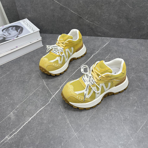 春季小蛮腰真皮透气老爹鞋女